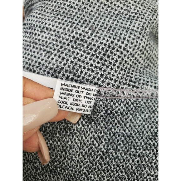 Karen Lessly Women's Gray 100% Acrlic Long Sleeve Collared Casual Jacket - Picture 9 of 10